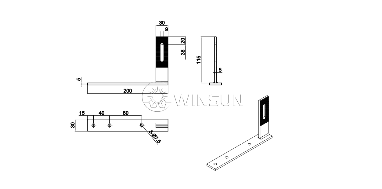 flat roof solar panel mounting hook