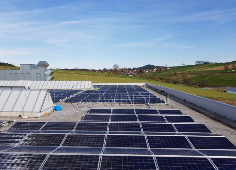 200-kW-Solarmontagesystem mit Ballast in Irland