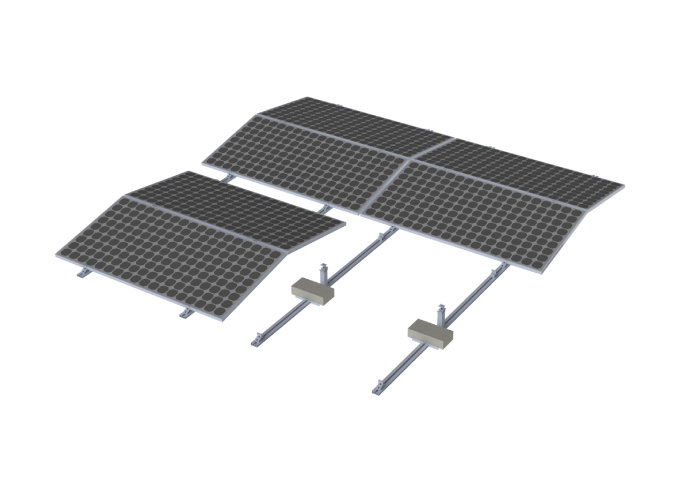 Winsuns neues Ballast-Montagesystem verbessert die Installation von Solarmodulen auf Betonflachdächern